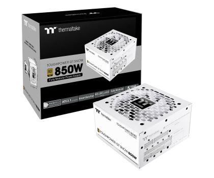 Zasilacz THERMALTAKE ToughPower GT 850W 80 Plus Gold ATX 3.1 White PS-TPT-0850FNFAGE-W